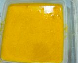 Foto langkah ke 3 dari resep (650) Mango Cheese Pudding / Puding Mangga Keju.