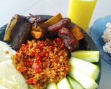 Foto langkah ke 6 dari resep Sambal Tempe Semangit.