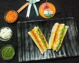 A picture of step 9 of Tricolour Sandwich.