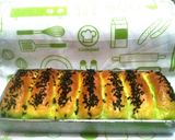Foto langkah ke 7 dari resep Roti sobek pandan coklat.