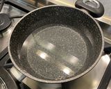 Une image de l'étape 5 de Torsades rouges au lard, petits pois et Boursin®️.