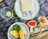 Foto langkah ke 4 dari resep Omelet keju #5hari.