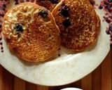 A picture of step 7 of Eggless Blueberry mini pancakes.