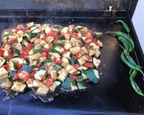 Une image de l'étape 7 de Merguez et légumes à l'orientale au citron confit et piments verts.