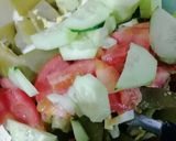 Foto del paso 3 de la receta: Ensalada de chaucha, huevo, tomate y pepino
