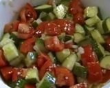 A picture of step 2 of Potato salad with spaghetti #cookpadramadan #RamadanSpecial.