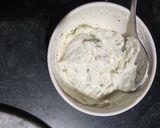 A picture of step 3 of Carrot toast with cheese spread.