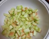 A picture of step 1 of Watermelon rind pakoda.