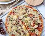 Foto langkah ke 5 dari resep Broccoli Sourdough Pizza.