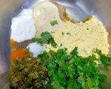 A picture of step 1 of Cornmeal Muthiya.