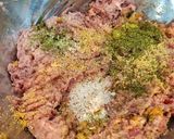 Foto del paso 3 de la receta: Albóndigas de carrillera ibérica en salsa de queso, berenjena y calabacín