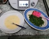 Foto del paso 1 de la receta Pizza con base de espinaca