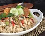 Foto langkah ke 7 dari resep Nasi Liwet Kampung Teri Kemangi.