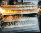Hình bước làm 7 của món Món cho bé : Bánh lòng trắng sữa chua ăn dặm