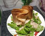Une image de l'étape 4 de Aumônière chèvre et miel 🍯 et sa salade 🥗 vinaigrette.