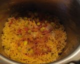 A picture of step 6 of Edamame beans Pulao 😋.