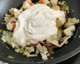 Foto del paso 4 de la receta: Espaguetis con salsa de surimi