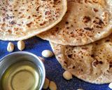 A picture of step 3 of Peanut jaggery paratha(shengaholige).