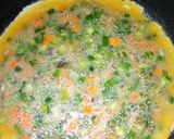 A picture of step 2 of Chips with omelette.