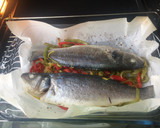 Foto del paso 3 de la receta: Lubina al horno con verduras