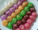 Hình bước làm 4 của món Bánh trôi, bánh chay ngũ sắc
