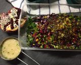 A picture of step 3 of Arugula and Couscous Tabbouleh.