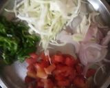 A picture of step 1 of Burger without oven.