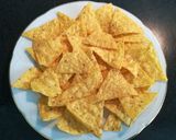 A picture of step 3 of Nacho Dip with Bacon and Melted Manchego Cheese.