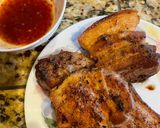 A picture of step 4 of Fried Pork Belly with Fish Sauce.