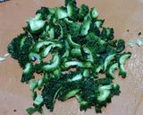 A picture of step 1 of Bitterguord Curry | Paavakkai Curry.