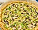 Une image de l'étape 7 de Tarte fine aux poireaux et champignons.