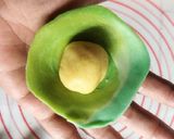 Foto langkah ke 10 dari resep Thousand Layer Emerald Mooncake (Pia lapis Isi Keju).