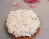 A picture of step 5 of Spring Pink Radish Tartlets.