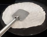 A picture of step 3 of Rice Flour Bhakri.