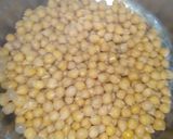 A picture of step 1 of Aloo chana chat.