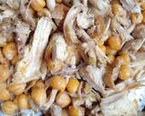 A picture of step 2 of Rice Fatteh.