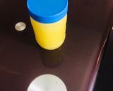 A picture of step 5 of Home made cream cheese with powdered milk.