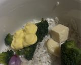 Foto langkah ke 2 dari resep Puree Scrambled Egg Cheese Broccoli #EdisiMPASI.