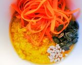 A picture of step 3 of Turmeric oats.