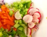 A picture of step 2 of My Sour & Sweet Juicy Salad 😁 #2Flavours.