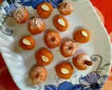 A picture of step 7 of Papaya Ladoo.