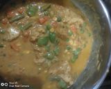 A picture of step 4 of Navratan korma Restaurant style.