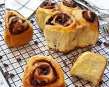 Foto langkah ke 9 dari resep CHOCO ROLL BREAD (tanpa telur).