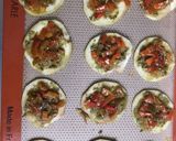Une image de l'étape 3 de TARTINES PESTO/AUBERGINES/POIVRONS.