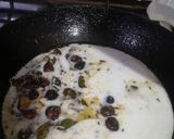 A picture of step 3 of Hyderabadi Dahi baray chat.