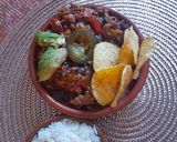 A picture of step 6 of Versitil Mexican casserole.