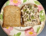 A picture of step 5 of Creamy Walnut Mushroom 🍄‍🟫 Toast.