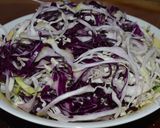Foto del paso 1 de la receta: Repollo y Guisantes Salteado