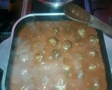 Foto del paso 2 de la receta: Albóndigas con fideos caseros cinta