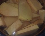 A picture of step 1 of Crispy Suran Fry (vegetarian fish fry).